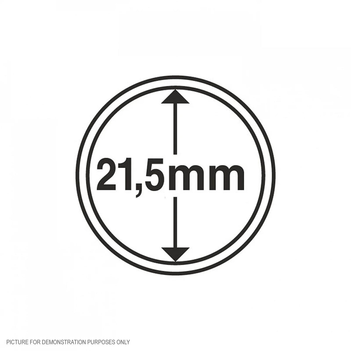 Lighthouse Coin Capsules - Round 21.5mm - Packet of 10