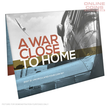 2017 $1 Uncirculated Four Coin Set - A War Close To Home