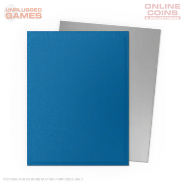 Dragon Shield Sleeves – Matte Dual – Anniversary Special Edition - Cobalt & Silver