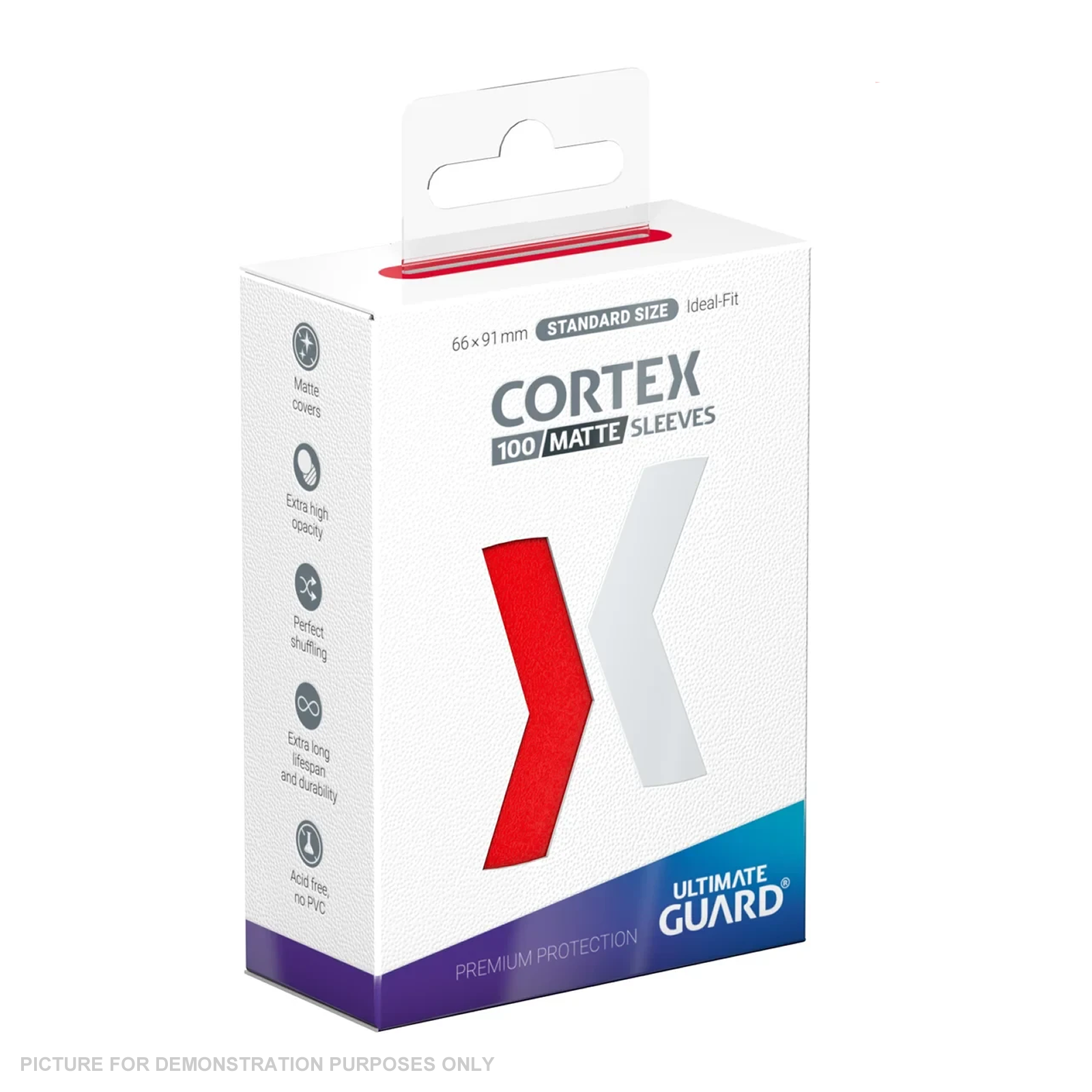 Ultimate Guard: Sleeves – Cortex Matte – Red