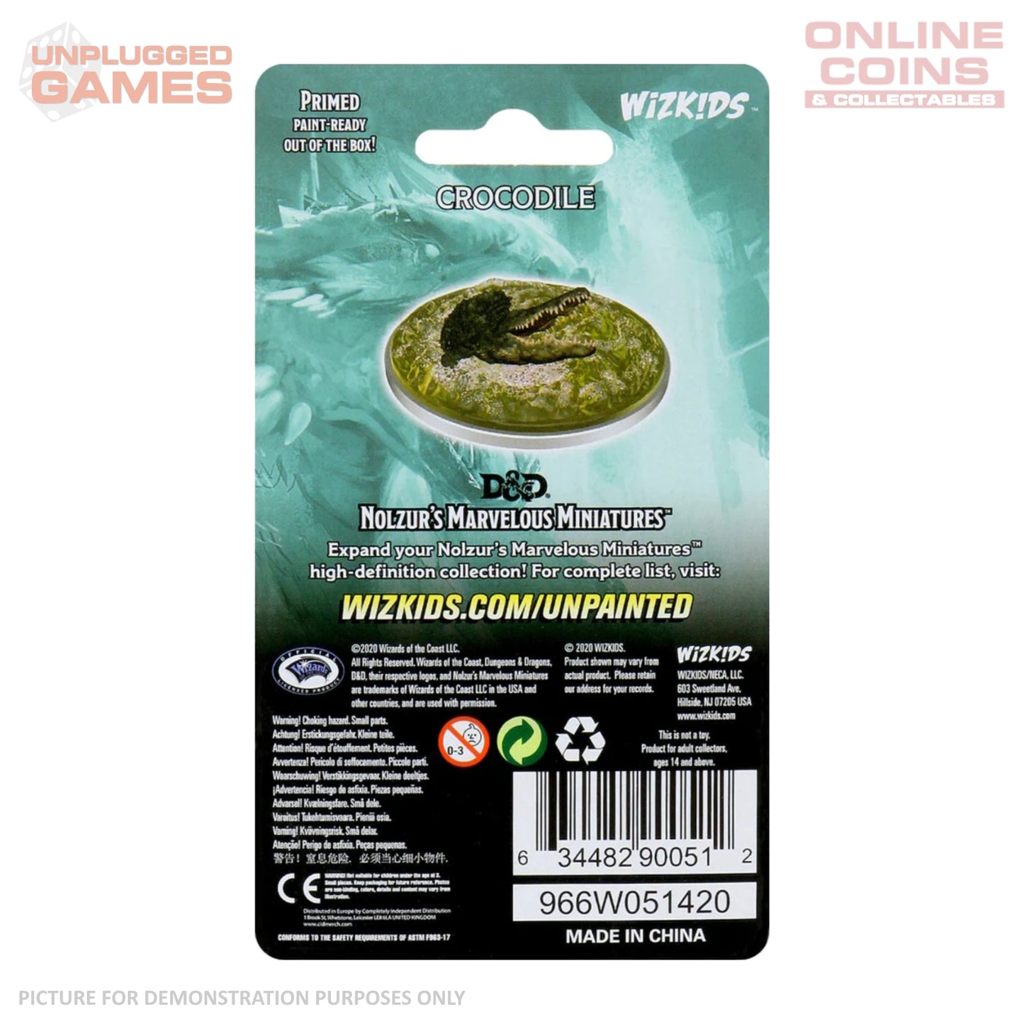 Dungeons & Dragons Nolzurs Marvelous Unpainted Miniatures - Crocodile