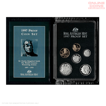 1997 RAM Six Coin Proof Year Set - Sir Charles Kingsford Smith