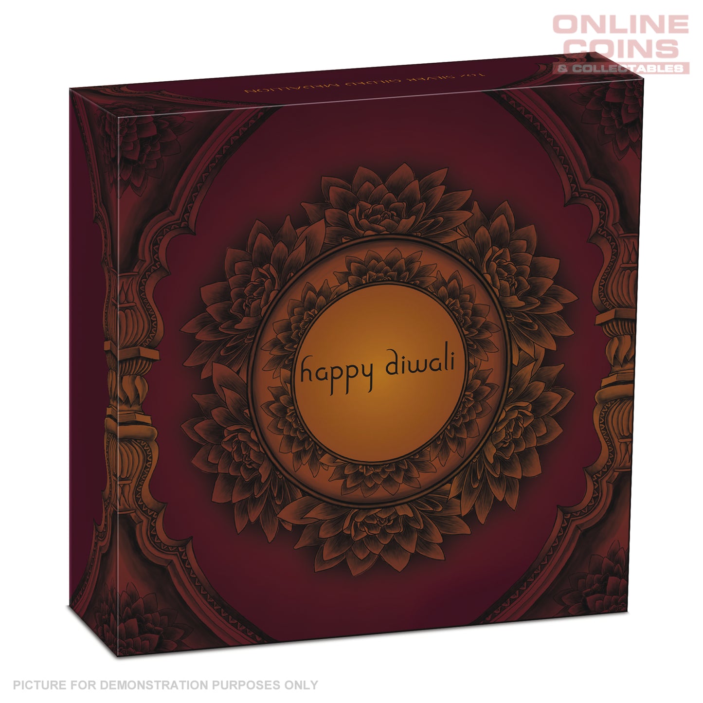 2023 Perth Mint Diwali 1oz Silver Gilded Medallion