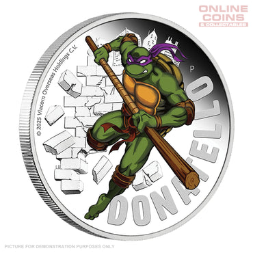 2025 Perth Mint TMNT - DONATELLO 1oz Silver Proof Coloured Coin