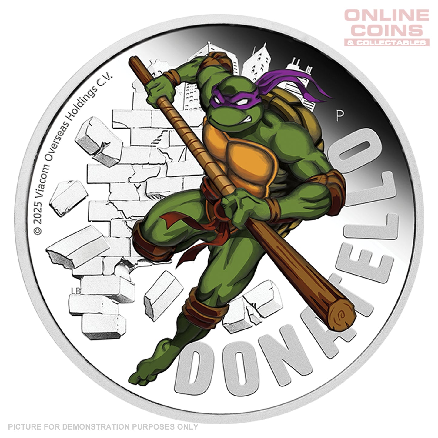 2025 Perth Mint TMNT - DONATELLO 1oz Silver Proof Coloured Coin
