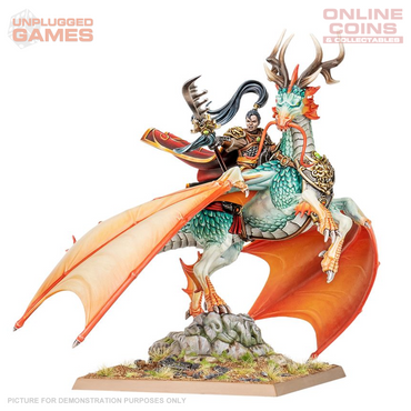 Warhammer The Old World - Shugengan Lord on Great Spirit Longmar