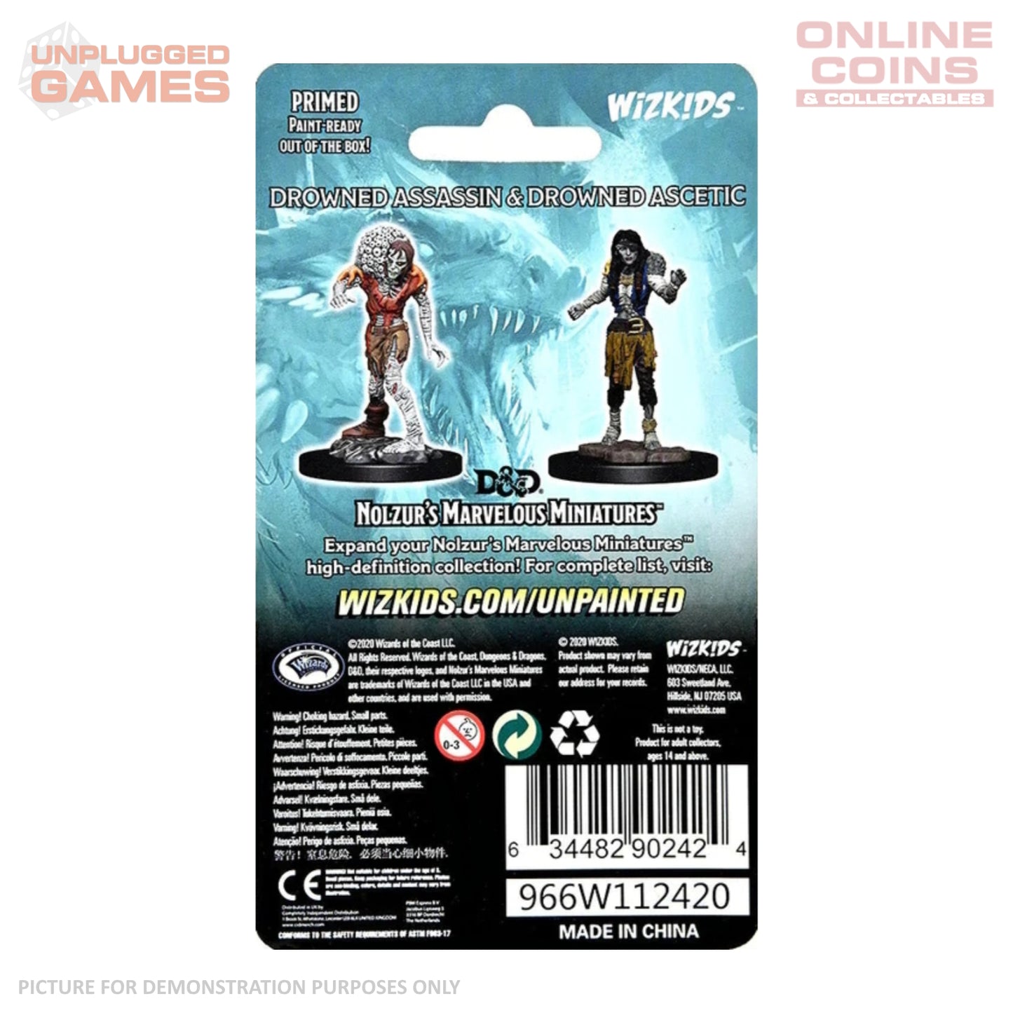 Dungeons & Dragons Nolzurs Marvelous Unpainted Miniatures - Drowned Assassin & Drowned Ascetic