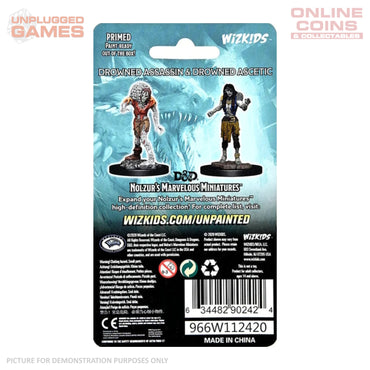 Dungeons & Dragons Nolzurs Marvelous Unpainted Miniatures - Drowned Assassin & Drowned Ascetic
