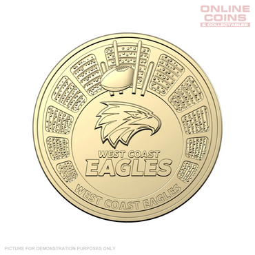 AFL 2024 $1 Uncirculated Coin - West Coat Eagles