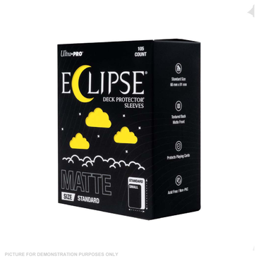 Ultra Pro - ECLIPSE Matte Standard DECK PROTECTOR Sleeves: Lemon Yellow - 105ct