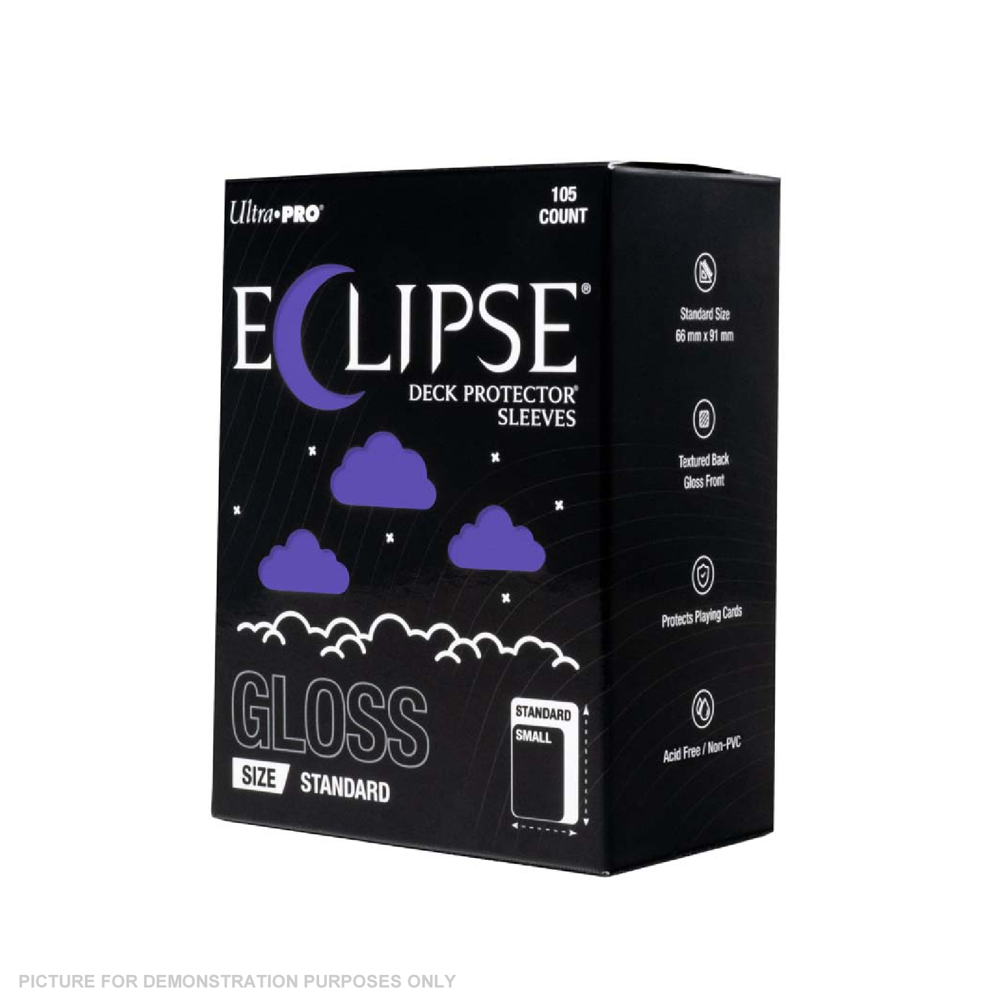 Ultra Pro - ECLIPSE Gloss Standard DECK PROTECTOR Sleeves: Royal Purple - 105ct