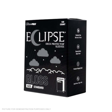 Ultra Pro - ECLIPSE Gloss Standard DECK PROTECTOR Sleeves: Smoke Grey - 105ct