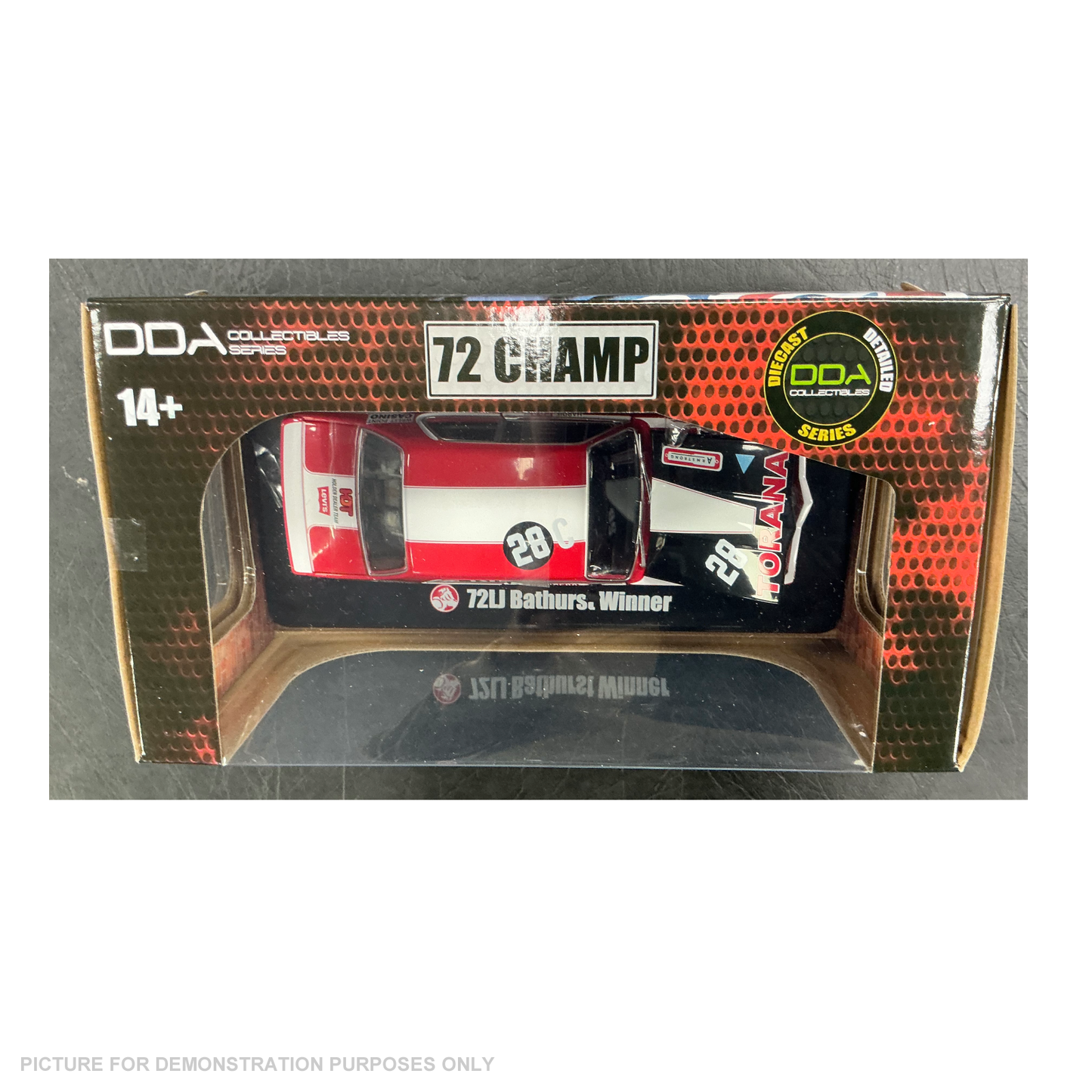 DIECAST DISTRIBUTORS:DDA 1:24 #28C LJ Torana Brock Bathurst Winner Fully Detailed Opening Doors, Bonnet and Boot