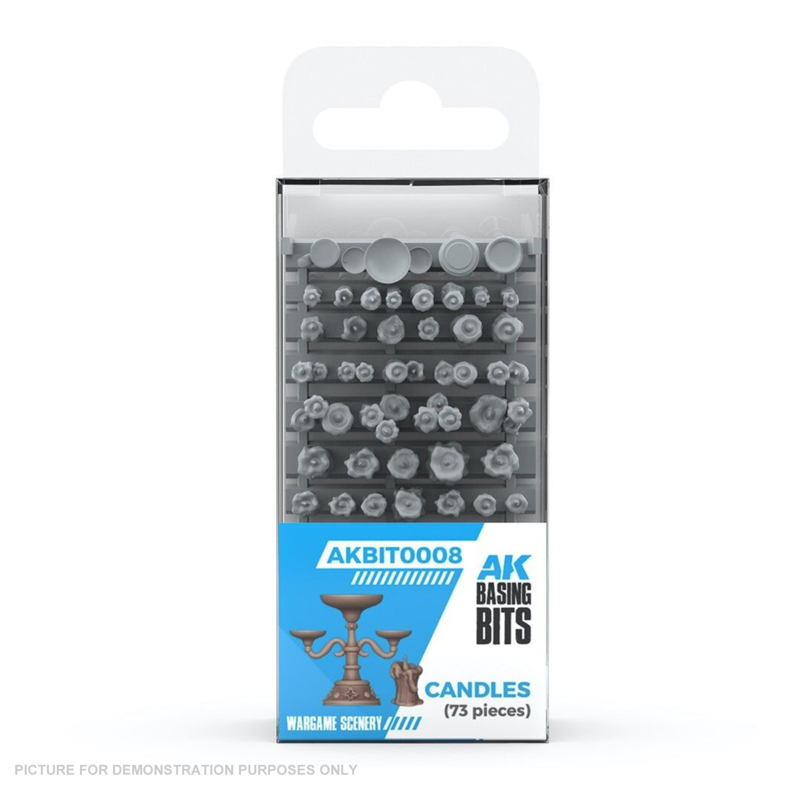 AK Interactive - Basing Bits - Candles - 73 Pieces