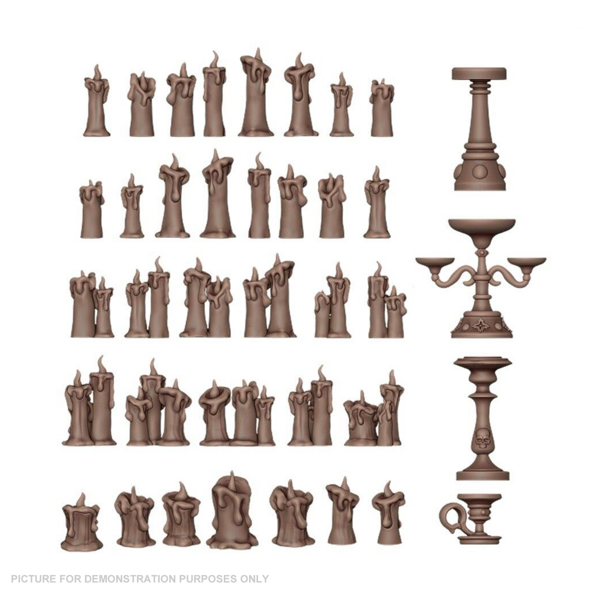 AK Interactive - Basing Bits - Candles - 73 Pieces