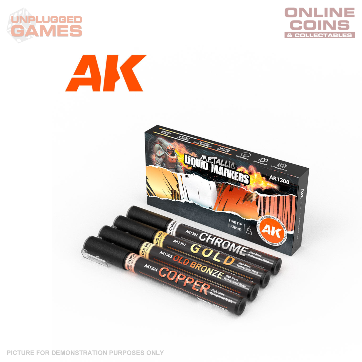 AK Interactive - Auxiliaries - Metallic Marker
