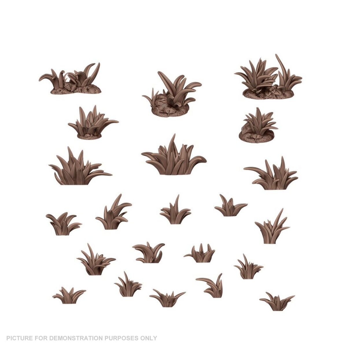 AK Interactive - Basing Bits - Grass Tufts - 22 Pieces