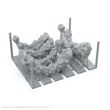 AK Interactive - Basing Bits - Jump-Pack Trail Fx - 6 Pieces