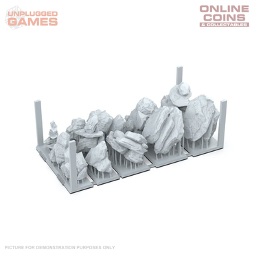 AK Interactive - Basing Bits - Rocks & Tors - 12 Pieces