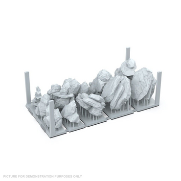 AK Interactive - Basing Bits - Rocks & Tors - 12 Pieces