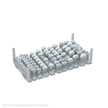 AK Interactive - Basing Bits - Skulls - 72 Pieces