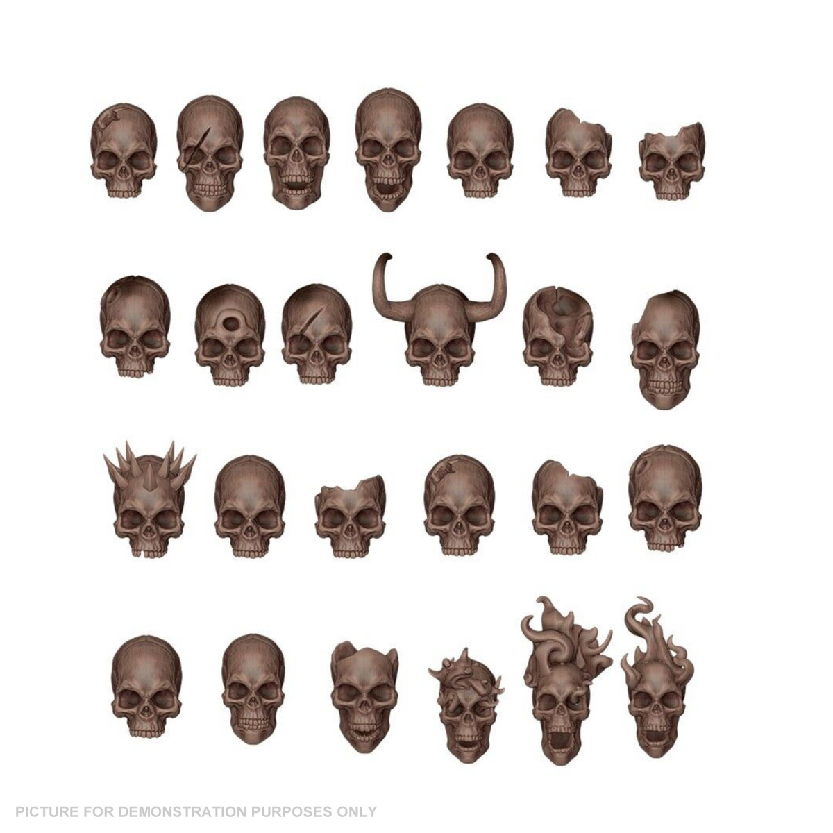 AK Interactive - Basing Bits - Skulls - 72 Pieces
