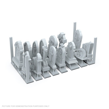 AK Interactive - Basing Bits - Tombstones - 14 Pieces
