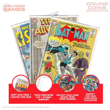 EVORETRO Comic Book Backer Boards - SILVER Size - Pack of 100