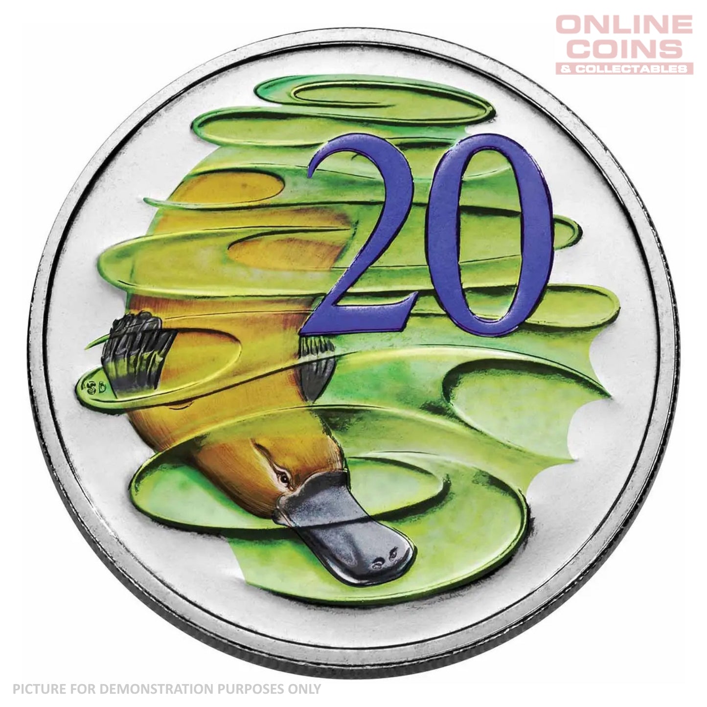 2013 Six Coin Uncirculated Year Set - Special Edition Coloured 20c coin included