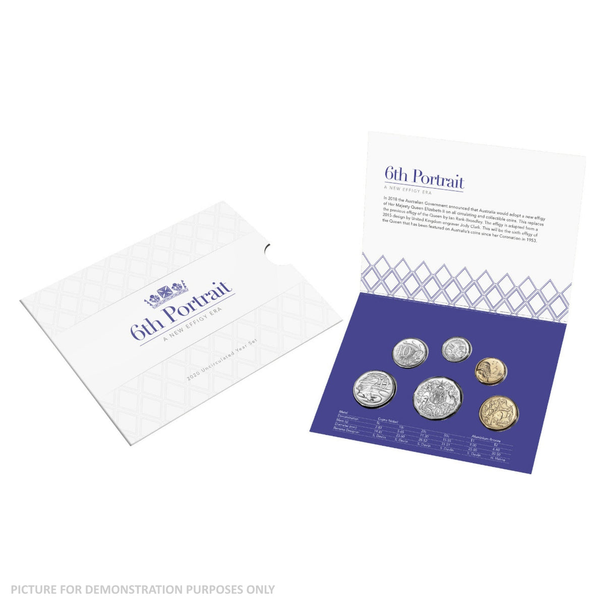 2020 Six Coin Uncirculated Year Set - Clark Effigy Set