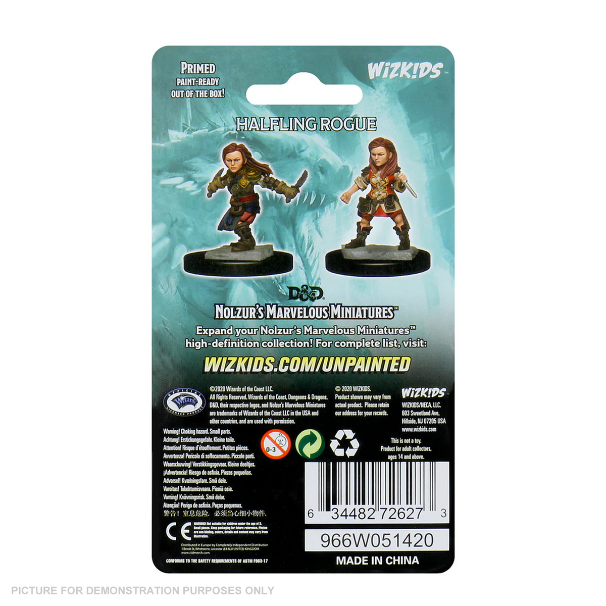 Dungeons & Dragons Nolzurs Marvelous Unpainted Miniatures - Halfling Female Rogue