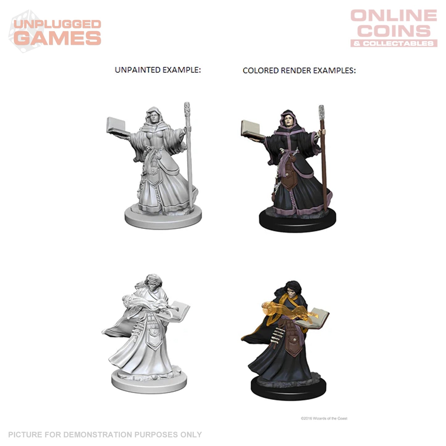 Dungeons and Dragons Nolzurs Marvelous Unpainted Miniatures Human Female Wizard