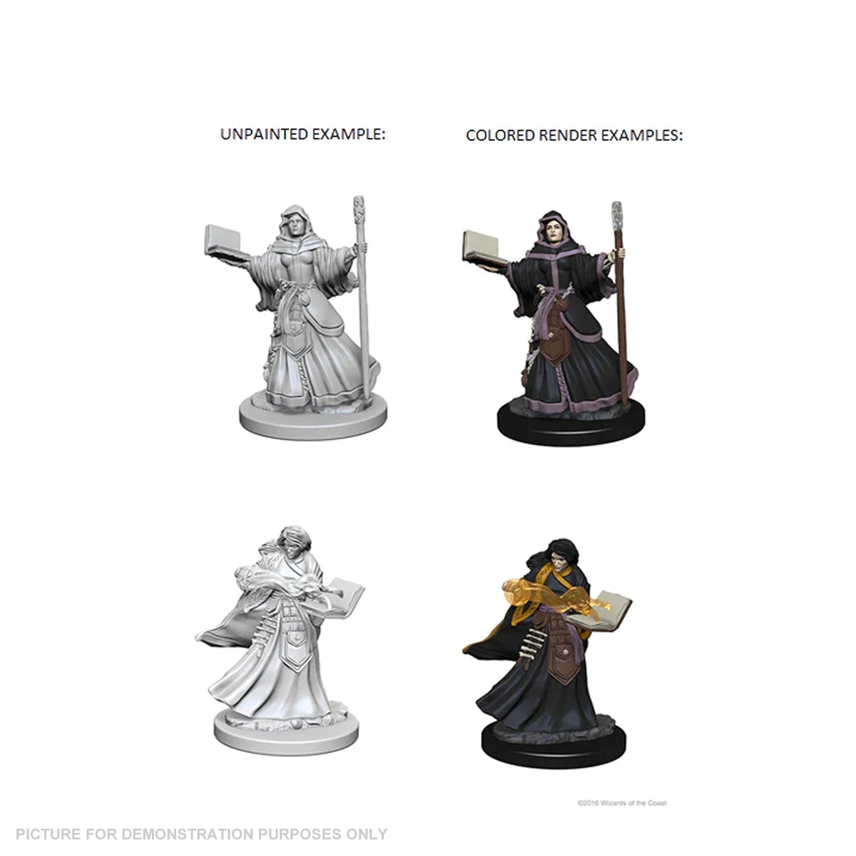 Dungeons and Dragons Nolzurs Marvelous Unpainted Miniatures Human Female Wizard