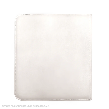 ULTRA PRO Binder - 12 pocket Zippered PRO Binder- White