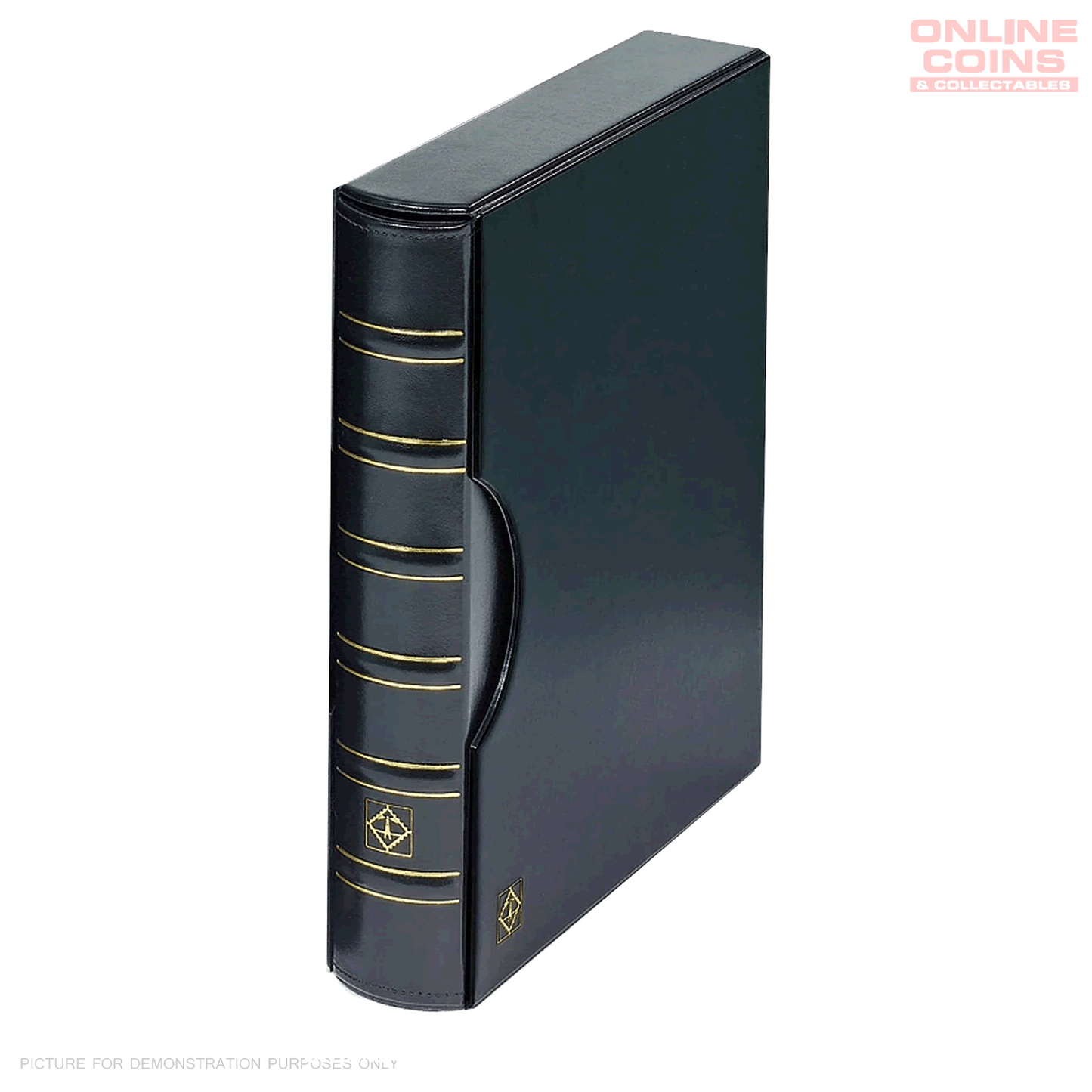 Lighthouse - Classic Grande Coin, Stamp & Banknote Album With Slipcase - Black