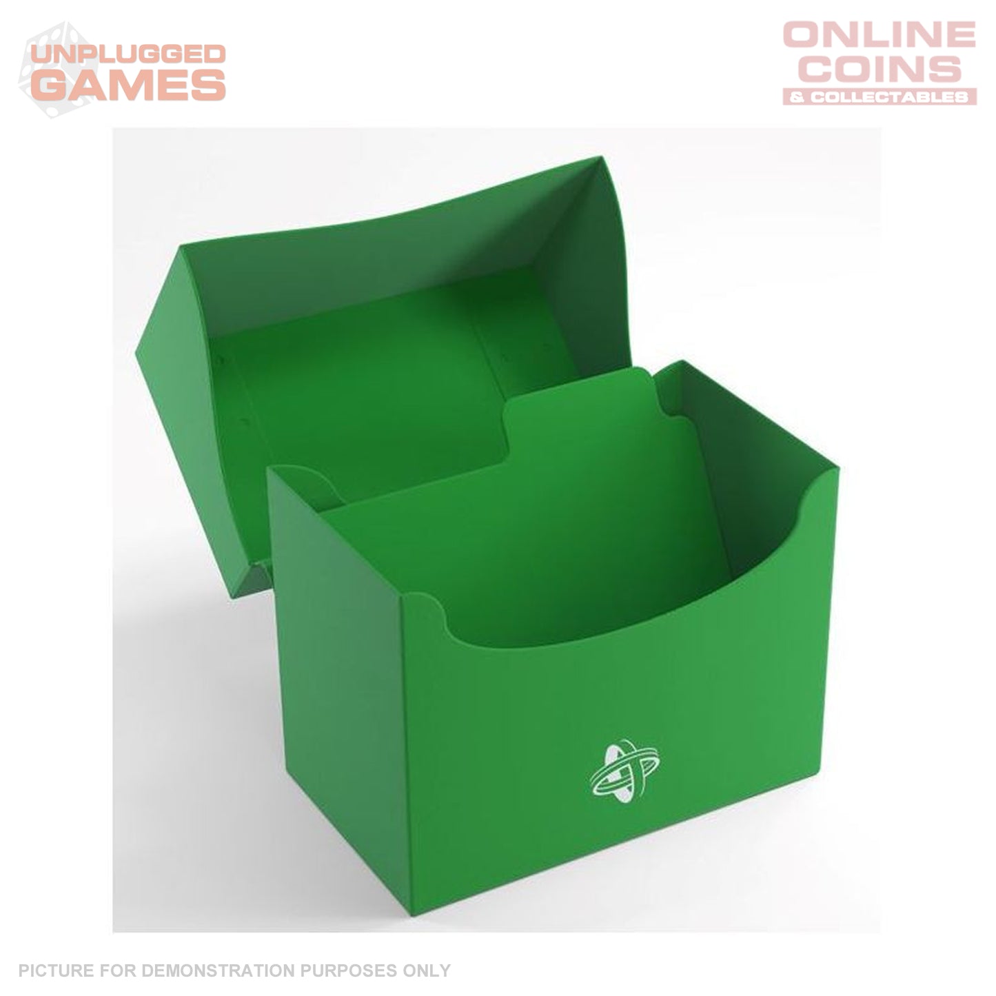Gamegenic Side Holder Holds 80 Sleeves Deck Box Green