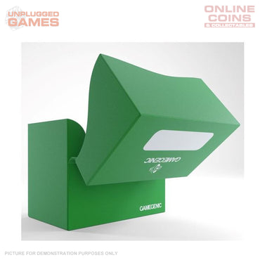 Gamegenic Side Holder Holds 80 Sleeves Deck Box Green