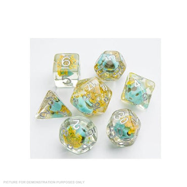 Gamegenic Embraced Series - Green Skull - RPG Dice Set (7pcs)