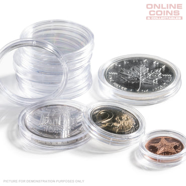 BULK BUY - Lighthouse Coin Capsules - Round 16mm Packet of 100 (Suitable For Australian Threepence)