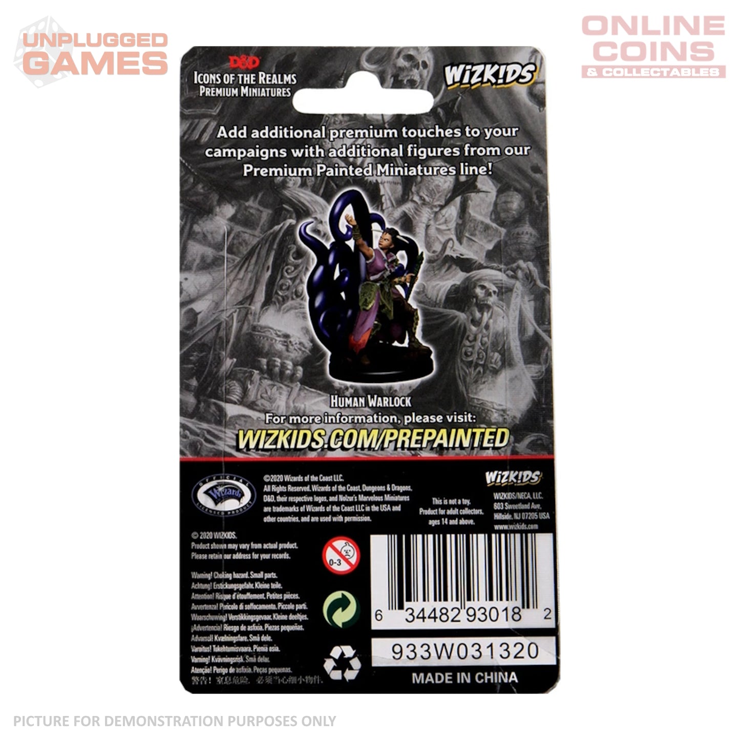 Dungeons & Dragons Premium Painted Figures - Human Warlock