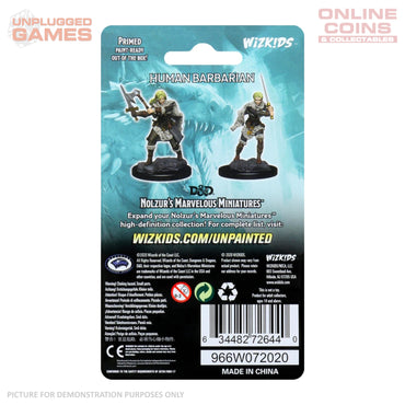 Dungeons & Dragons Nolzurs Marvelous Unpainted Miniatures - Human Barbarian