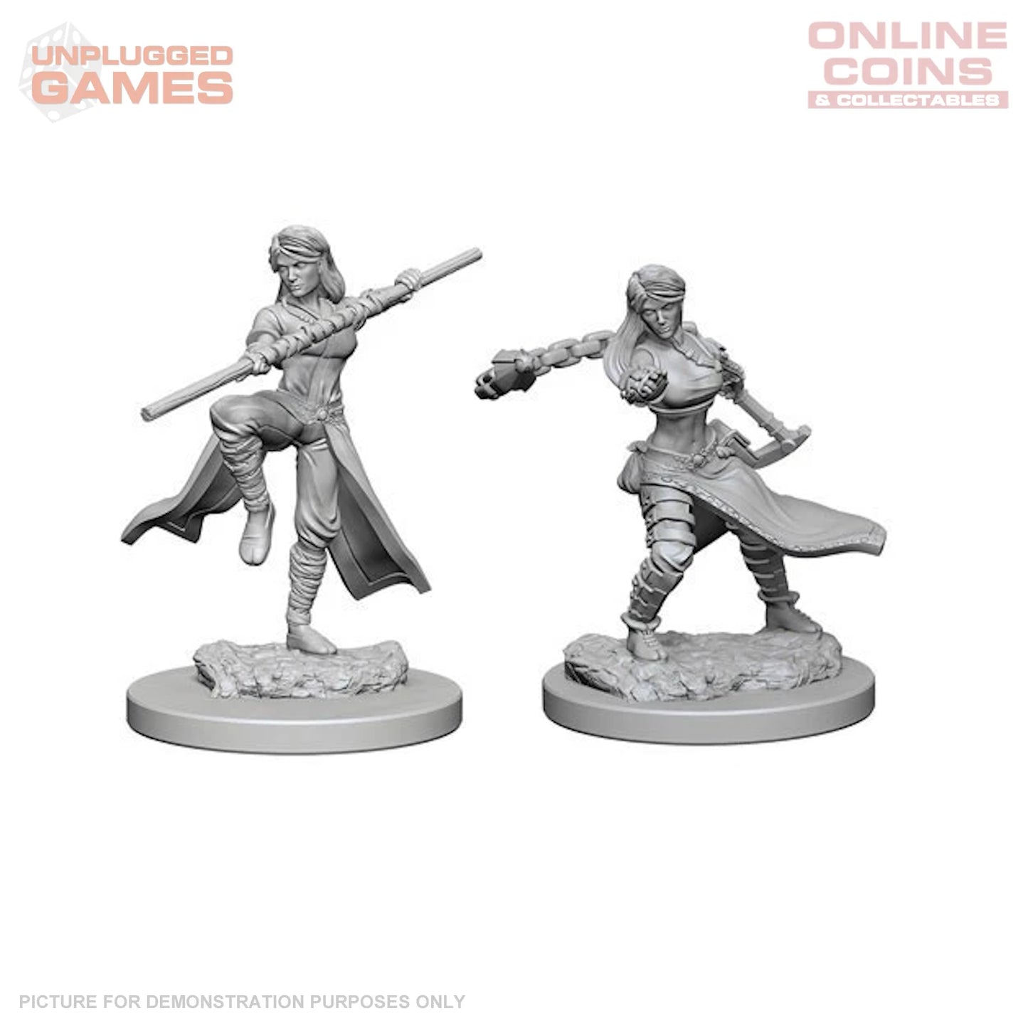 Dungeons & Dragons Nolzurs Marvelous Unpainted Miniatures - Human Female Monk