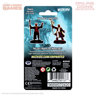 Dungeons & Dragons Nolzurs Marvelous Unpainted Miniatures - Human Wizard