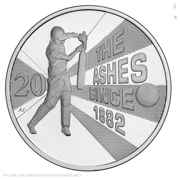 2013 - Royal Australian Mint - The Ashes - 20c Uncirculated Carded coin