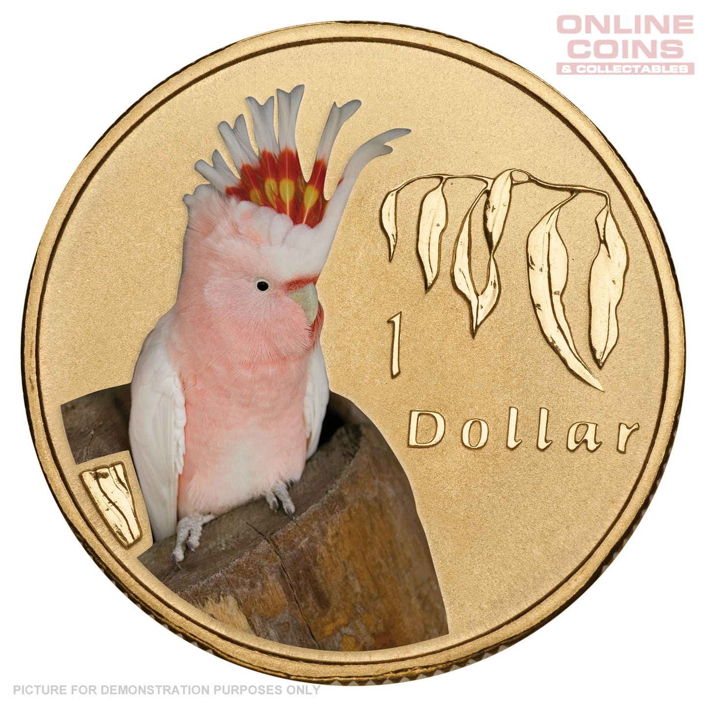 2011 Royal Australian Mint - Air Series - Major Mitchell Cockatoo - Uncirculated $1 Coin in Card
