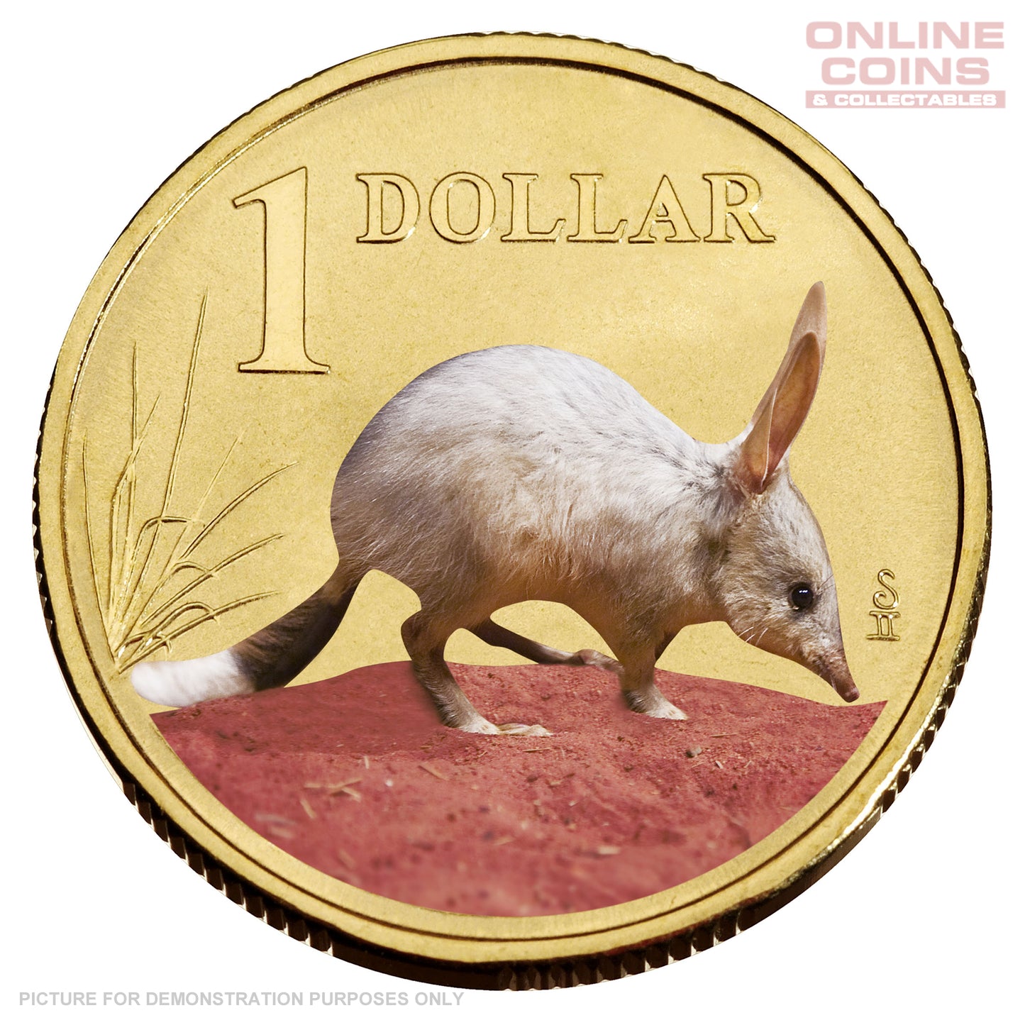 2009 $1 AlBr Uncirculated Carded Coin - Land Series - Bilby