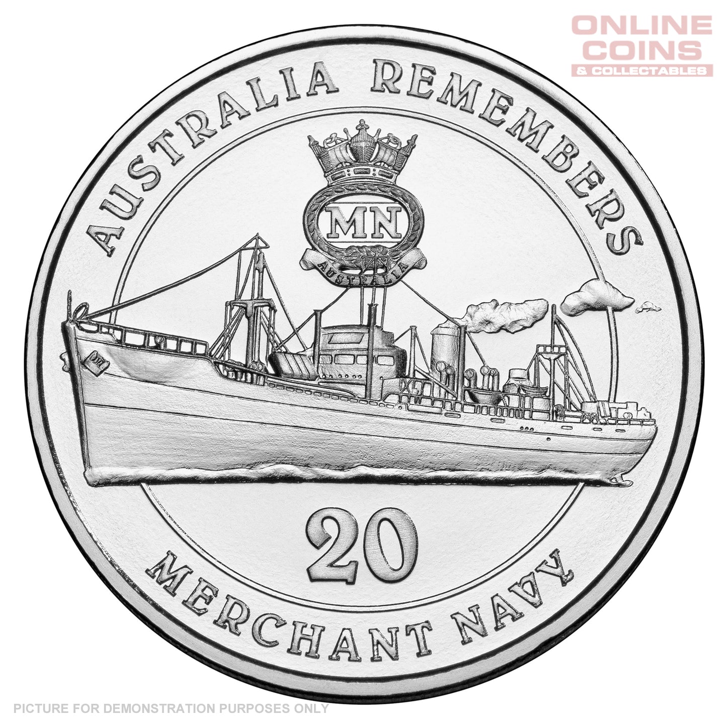 2012 Royal Australian Mint - Australia Remembers - Nurses - Uncirculated 20c Carded Coin