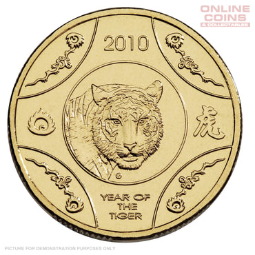 2010 Royal Australian Mint - Lunar Series - Year of the Tiger - $1 Carded coin
