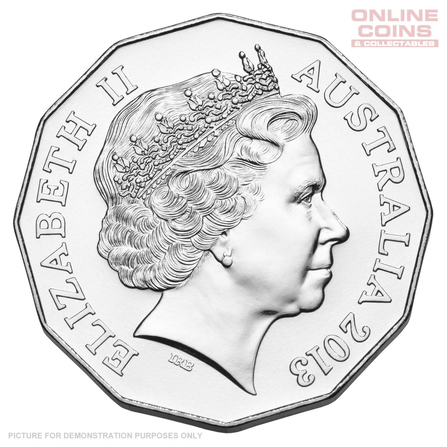 2013 Royal Australian Mint - 50 Years of the Bathurst Endurance Race - Uncirculated 50c Carded Coin