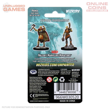 Dungeons & Dragons Nolzurs Marvelous Unpainted Miniatures - Human Barbarian